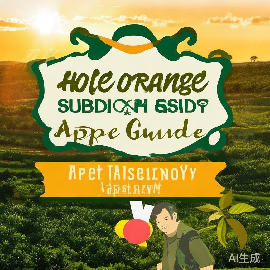 洞口柑桔补贴申请指南,政策红利直达,助力产业发展 - 快讯网 - 分享生活资讯热点话题综合门户网www.julangwang.com